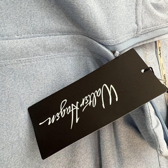 Walter Hagen Midweight 1/4 Zip Pullover Top Light Blue Cotton Blend Size S NWT - Picture 9 of 10